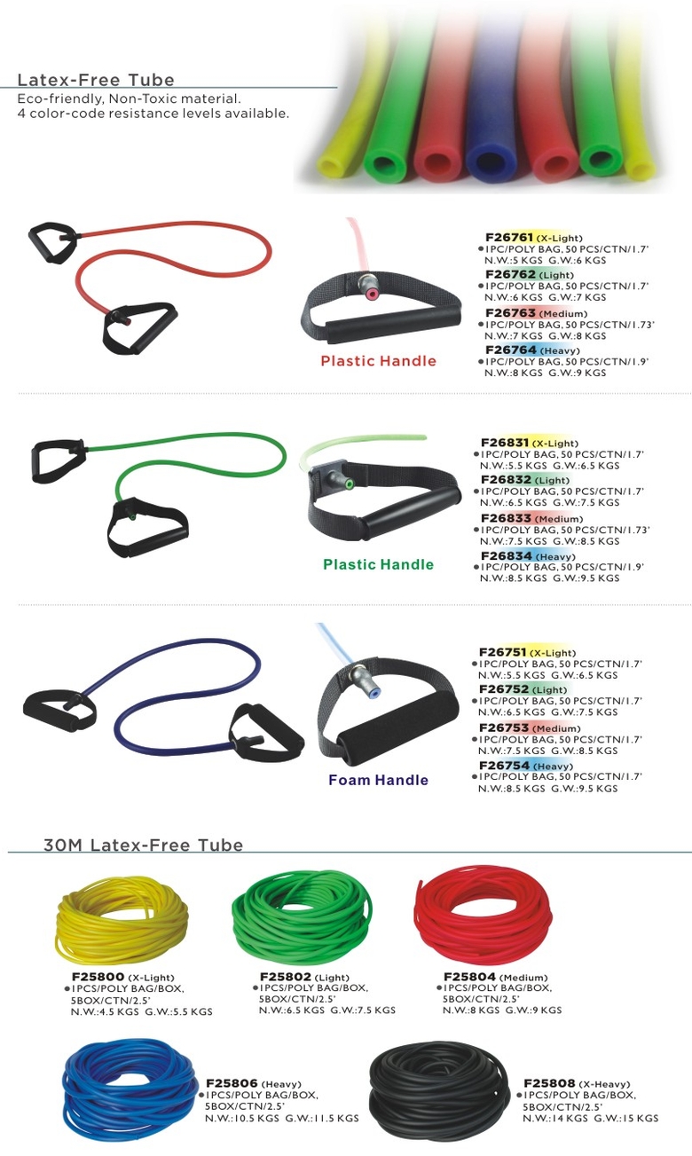 Latex free tube